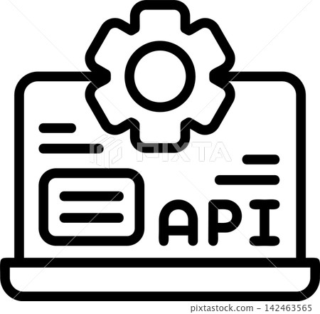 API Modern and Creative Icon API Modern and Creative Icon 142463565
