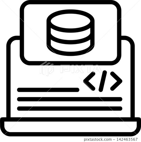Backend Development Modern and Creative Icon Backend Development Modern and Creative Icon 142463567
