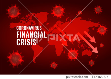 covid19 coronavirus global economy downfall arrow background covid19 coronavirus global economy downfall arrow background 142463923