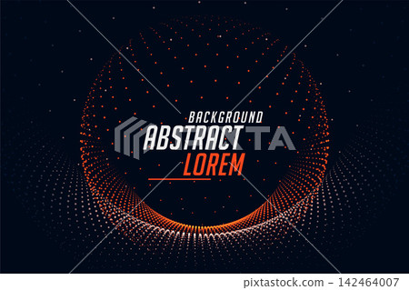 stylish halftone dots pattern abstract background design 142464007