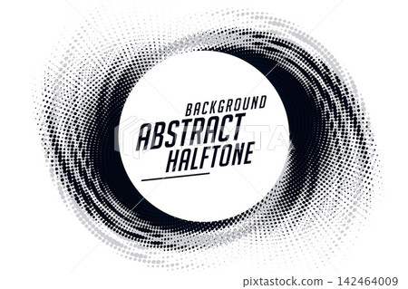 abstract swirl grunge halftone pattern frame background abstract swirl grunge halftone pattern frame background 142464009