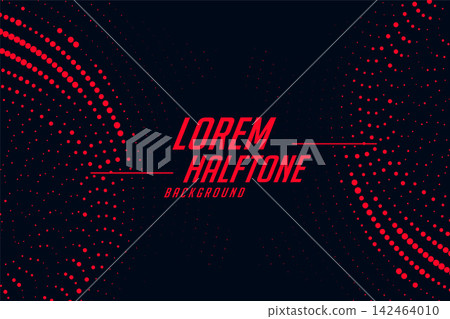 red and black circular halftone abstract background red and black circular halftone abstract background 142464010