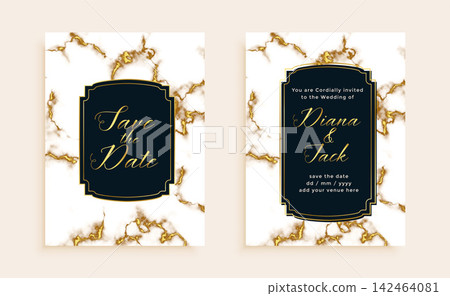 marble texture wedding invitation card template design marble texture wedding invitation card template design 142464081