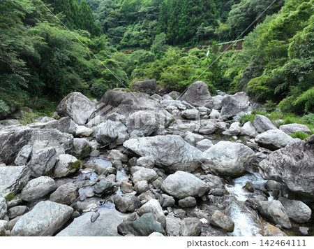 高知縣伊野町高樽川的景色 142464111