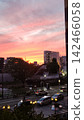 Landscape with sunset 142466058