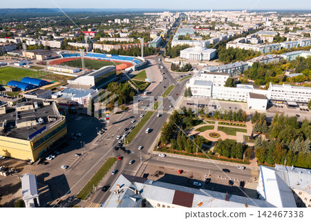 Bird's eye view of Dzerzhinsk, Russia Bird's eye view of Dzerzhinsk, Russia 142467338