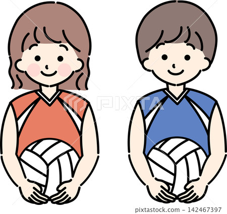 排球運動員 排球運動員 142467397