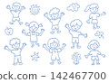 Children's illustrations, hand-drawn 142467700