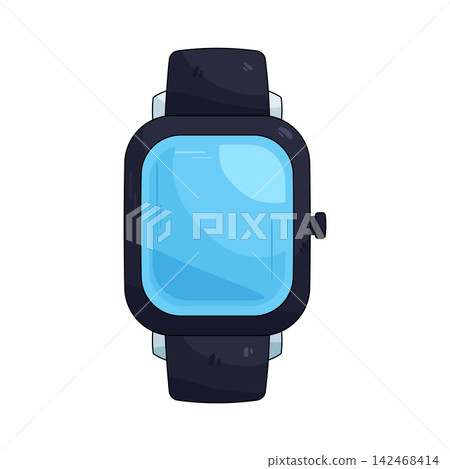 Illustration of smartwatch Illustration of smartwatch 142468414
