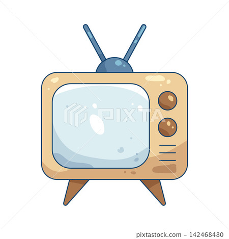 Illustration of retro television Illustration of retro television 142468480
