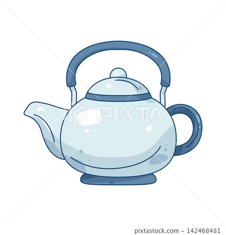 Illustration of teapot Illustration of teapot 142468481
