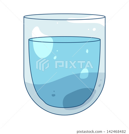 Illustration of glass Illustration of glass 142468482