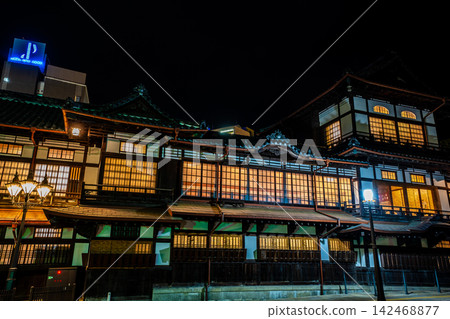 道後溫泉夜景 [愛媛郡松山市] 142468877