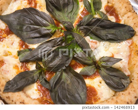 Pizza Margherita, homemade, home cooking, wife's cooking, home-style cooking, our family's taste, lovingly prepared meal, dinner, supper, family dinner table Pizza Margherita, homemade, home cooking, wife's cooking, home-style cooking, our family's taste, lovingly prepared meal, dinner, supper, family dinner table 142468913