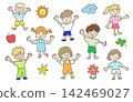 colorful children illustration 142469027