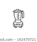 blender vector icon. home appliance icon line style. perfect use for logo, presentation, website, and more. modern icon design outline style 142470721
