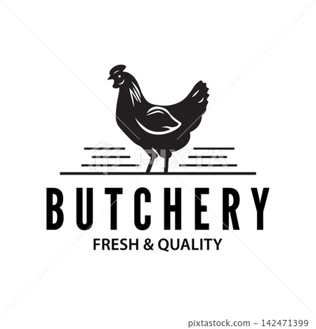 Vintage Hen Logo Design, Butcher Shop Logo, Chicken Meat Shop Branding, Poultry Farm Emblem, Retro Butchery Badge, Flat Vector Illustration Vintage Hen Logo Design, Butcher Shop Logo, Chicken Meat Shop Branding, Poultry Farm Emblem, Retro Butchery Badge, Flat Vector Illustration 142471399