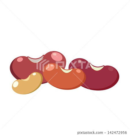 soybean cartoon vector element design template soybean cartoon vector element design template 142472956