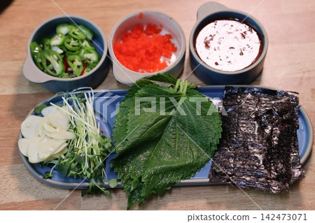 Korean Food Preparation Ingredients Korean Food Preparation Ingredients 142473071