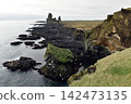 Londrangar basalt cliffs in Iceland 142473135
