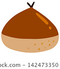Simple chestnut illustration 142473350