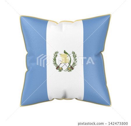 Pillow with the flag of Guatemala Pillow with the flag of Guatemala 142473800