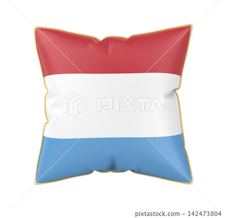 Pillow with the flag of Luxembourg 142473804