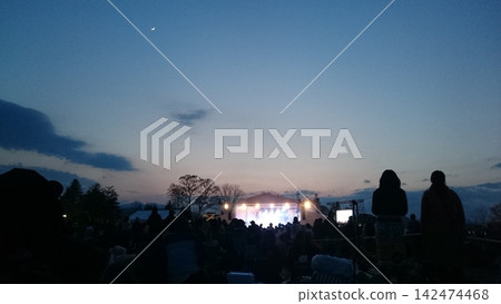 Nighttime scenery of the festival Nighttime scenery of the festival 142474468