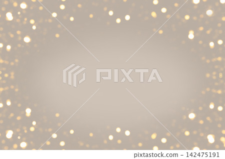 Soft gold bokeh background with glitter border for festive holiday celebration and luxury design Soft gold bokeh background with glitter border for festive holiday celebration and luxury design 142475191