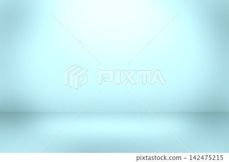 Soft blue studio background with subtle gradient and reflective floor for product photography Soft blue studio background with subtle gradient and reflective floor for product photography 142475215