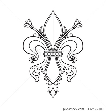 Fleur de lis symbol Fleur de lis symbol 142475400