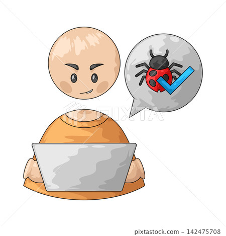 Illustration of debugger Illustration of debugger 142475708