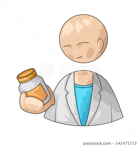 Illustration of pharmacist Illustration of pharmacist 142475713