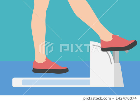 一幅女性上廁所的插圖 一幅女性上廁所的插圖 142476074