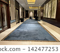 Hotel hallway carpet 142477253