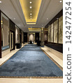 Hotel hallway carpet 142477254