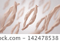 3DCG of aged skin cells and collagen that have deteriorated due to skin oxidation and problems. 142478538