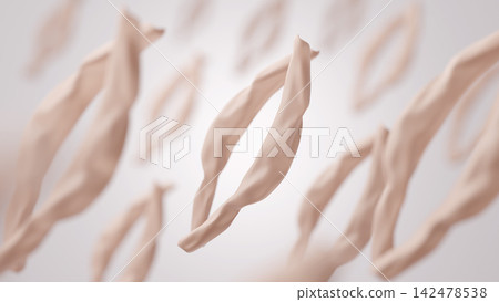 老化皮膚細胞和膠原蛋白的 3DCG 影像,這些細胞和膠原蛋白因皮膚氧化和各種問題而退化。 老化皮膚細胞和膠原蛋白的 3DCG 影像,這些細胞和膠原蛋白因皮膚氧化和各種問題而退化。 142478538