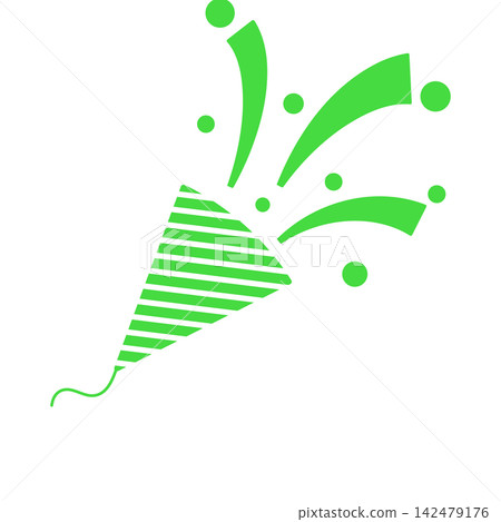 Simple party cracker illustration Simple party cracker illustration 142479176