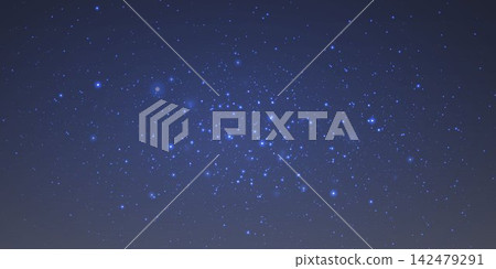 Dark blue background with numerous glittering stars creating a cosmic atmosphere Dark blue background with numerous glittering stars creating a cosmic atmosphere 142479291