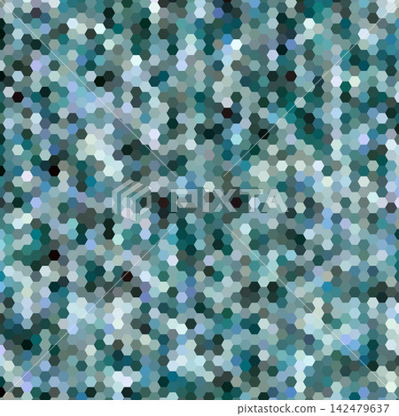 Abstract seamless geometric pattern with a fine mosaic of multicolored hexagons. EPS 10 Abstract seamless geometric pattern with a fine mosaic of multicolored hexagons. EPS 10 142479637