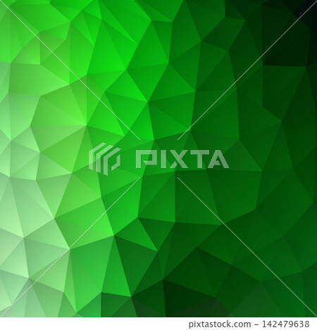 Abstract dark geometric background with a texture of triangles in green and emerald tones. EPS 10 Abstract dark geometric background with a texture of triangles in green and emerald tones. EPS 10 142479638
