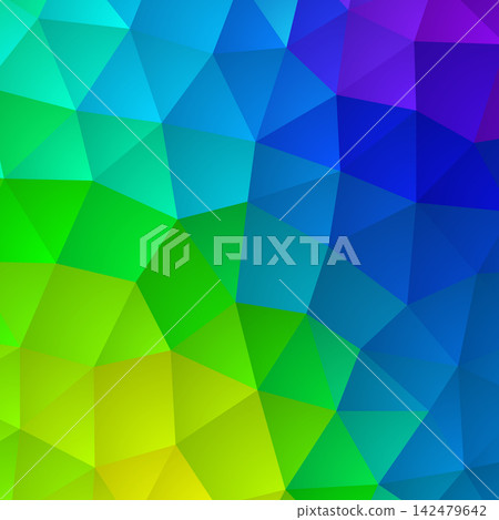 Abstract bright geometric background with a texture of triangles in blue, green, and yellow tones. EPS 10 Abstract bright geometric background with a texture of triangles in blue, green, and yellow tones. EPS 10 142479642