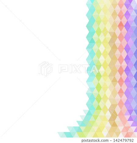 Abstract geometric background with colorful triangles and a mosaic pattern for your creative design. eps 10 142479792