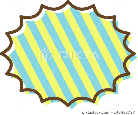 Individual speech bubble icons with patterns Individual speech bubble icons with patterns 142481787