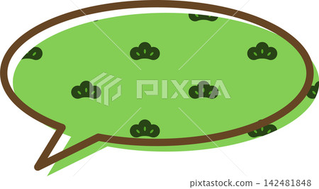Individual speech bubble icons with patterns Individual speech bubble icons with patterns 142481848