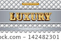 Luxury gold text effect. Luxury editable text style effect. Shiny metal 3d typography. Gold metallic letter. Vector illustration 142482301