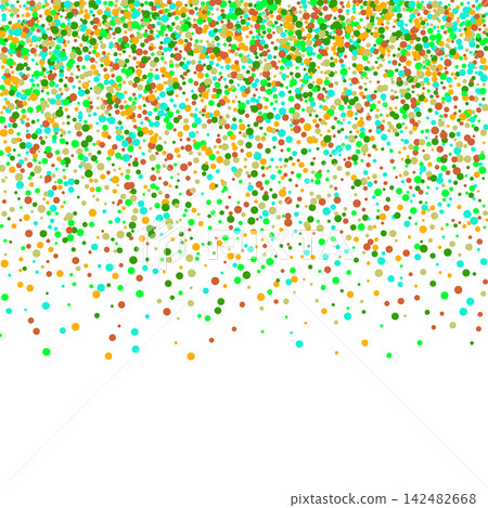 Abstract festive background with falling colorful confetti in the form of bright round particles on white. eps 10 Abstract festive background with falling colorful confetti in the form of bright round particles on white. eps 10 142482668