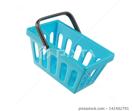 Turquoise blue empty Shopping Cart for food from a supermarket for shopping. 3d icon Shop Basket, Shopping bag from grocery, 3d render isolated on transparent background Turquoise blue empty Shopping Cart for food from a supermarket for shopping. 3d icon Shop Basket, Shopping bag from grocery, 3d render isolated on transparent background 142482791