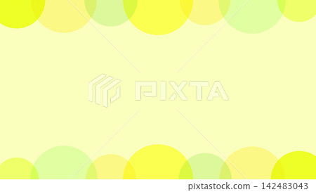 Cute watercolor-style polka dot frame background Cute watercolor-style polka dot frame background 142483043